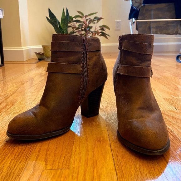 JustFab Shoes - Brown Ankle Boots